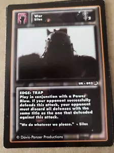 Highlander CCG 1st edition RAVEN SILAS WAR - Picture 1 of 1