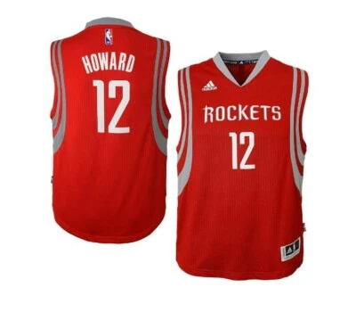 adidas Youth Dwight Howard Houston Rockets Road Swingman Jersey Red SMALL (8) - Image 1 of 4
