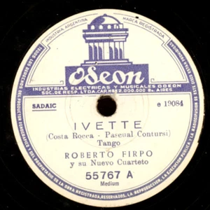 ROBERTO FIRPO -TANGO ARGENTINO- Don Enrique / Eternamente VALS 78rpm S3282 - Picture 1 of 2