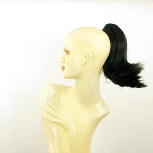 Postiche queue de cheval femme 28 cm noir ref 9 en 1b - Picture 1 of 7