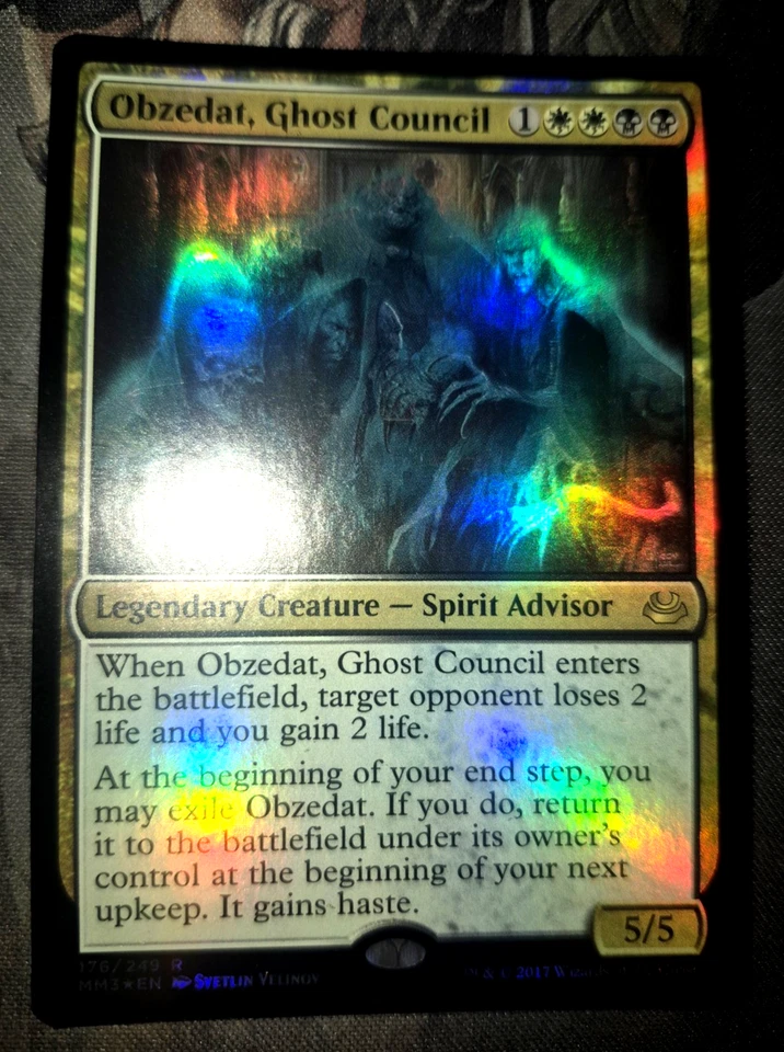 Obzedat, Ghost Council Modern Masters 2017 Foil x1 MTG NM- - Image 1 of 1