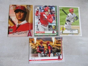 2017, 2019 & 2021 TOPPS - SHOHEI OHTANI - Nos. OS-80, HW16, T52-43 & 367 4 CARDS - Picture 1 of 21