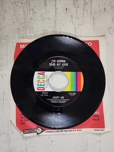 LEAPY LEE: i'm gonna send my love / here comes the rain DECCA 7" Single 45 RPM Q - Foto 1 di 2