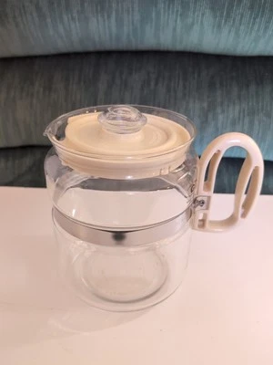 Vintage Gemco USA Heat Resistant Replacement Glass Coffee Pot Carafe Stainless  - Image 1 of 4