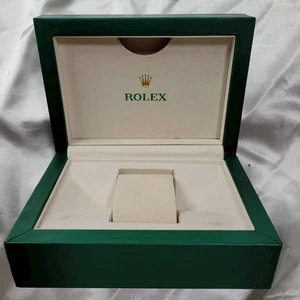 Rolex Watch Box 39141 Green Box SA Geneve Suisse Used 5x7x3 Inches - Picture 1 of 20