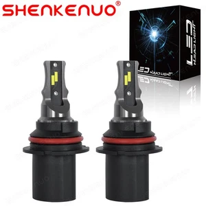 For Ford Crown Victoria 1998-2011 2pcs 9007 LED Headlights Hi/Low Beam Bulbs Kit - Picture 1 of 9