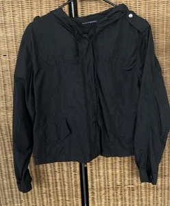 Brandy Melville Women’s Black Light Weight Hoodie Windbreaker Size M - Picture 1 of 4