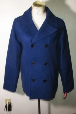 LANDS'END Blue Double Breasted Peacoat Women's Size XL NWT - Image 1 of 4