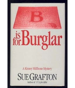 Signed Grafton "B" is for Burglar Kinsey Millhone Mystery Alphabet Series Cali - Picture 1 of 2