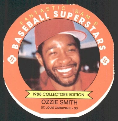 1988 MSA Fantastic Sam's Discs #11 Ozzie Smith St. Louis Cardinals - NM-MT - Image 1 of 2