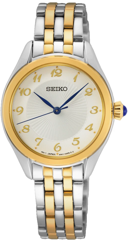 Seiko SUR380 Women's Gold Stainless Steel Dress Quartz 29 mm Hardlex Crystal 50m - Image 1 of 1