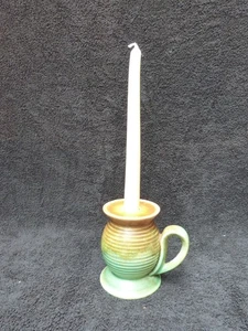 VINTAGE TRENTHAM ART WARE CHAMBERSTICK CANDLE STICK VINTAGE MID CENTURY CERAMIC - Picture 1 of 12