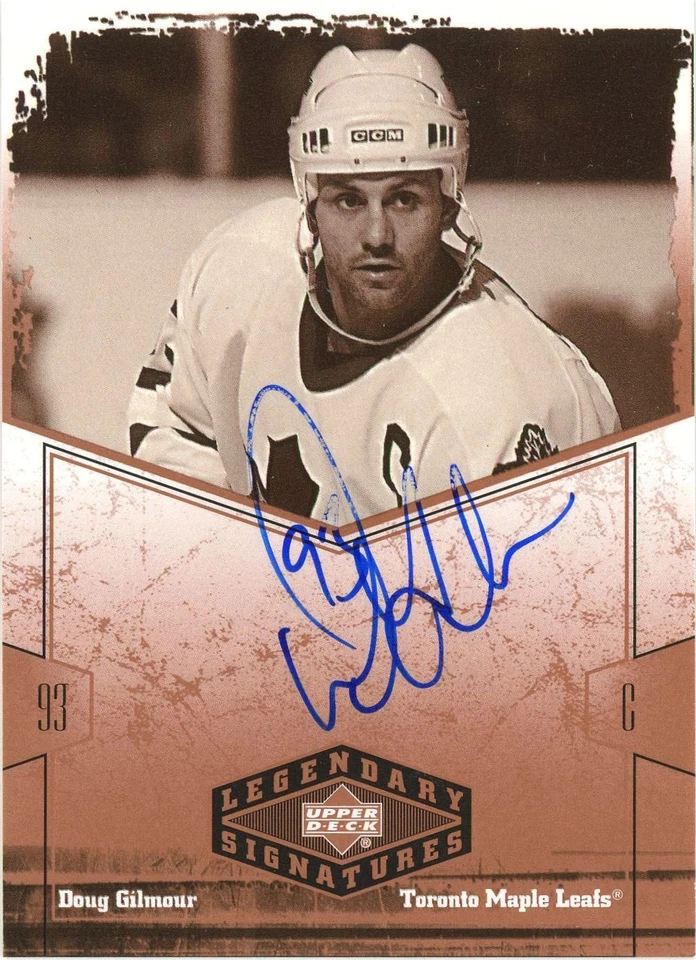 2004-05 Upper Deck Legendary Signatures Autographs Doug Gilmour SP #/81 - Image 1 of 1