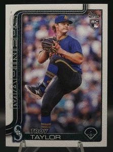 2025 Topps Series 2 Troy Taylor RC Canvas 32/50 Seattle Mariners #691 - Picture 1 of 5