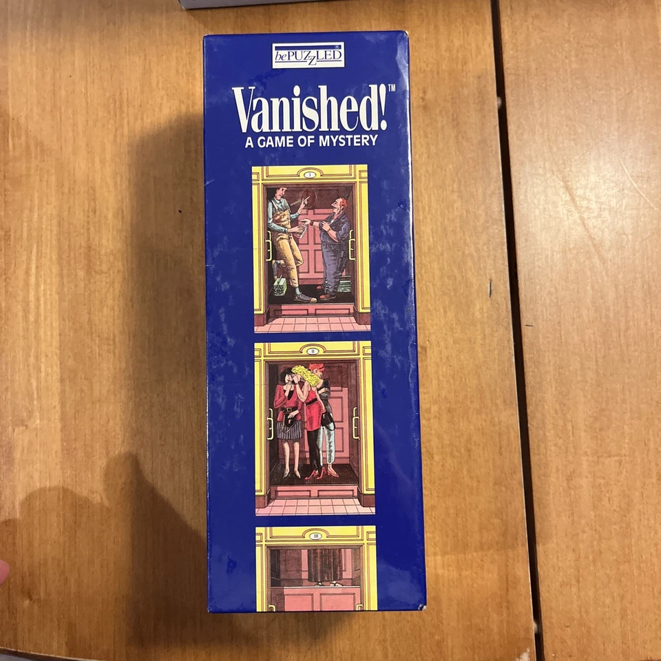 Vanished a Game of Mystery 1992 Hotel Detective Ages Be Puzzled Complete