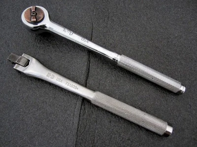 De colección K-D Tools 1/2" Drive Ratchet & Breaker Bar 731119 731309 Hecho en EE. UU. Foto 1 de 4