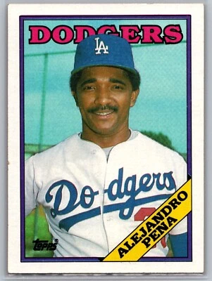 1988 Topps - #277 Alejandro Pena Los Angeles Dodgers MLB Baseball Card - Image 1 of 2