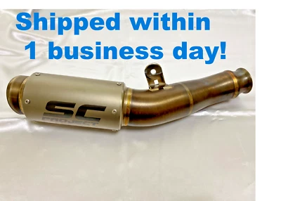 YAMAHA YZF-R6 2C0 2006-2007 SC-PROJECT Slip-on Muffler Fastest Shipping! - Image 1 of 4