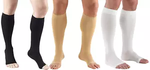 Truform Compression Stocking Unisex [30-40 mmHg] Length Open Toe [1x Pair] - Picture 1 of 2