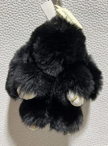 Faux Fur Fluffy Bunny Large Fake Rabbit Keyring Bag Pendant Keychain Furry Cute  - Picture 1 of 6