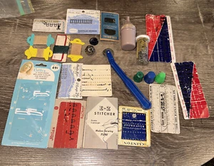 Konvolut Vintage Nähhaken/Ösen/Werkzeuge/etc - Bild 1 von 4