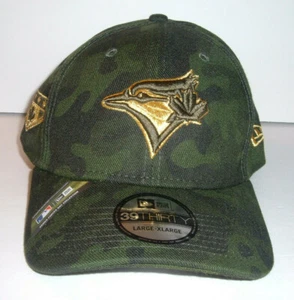 Toronto Blue Jays New Era "Armed Forces Day" 39THIRTY Camo Hat Cap NWT Flexfit - Picture 1 of 9