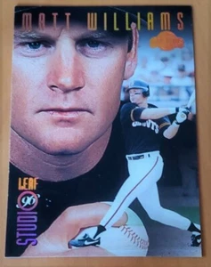 Matt Williams 1996 Leaf Studio Bronze Press Proof Ser#/2000 San Francisco Giants - Picture 1 of 1