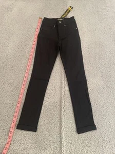 Like An Angel - Girls Skinny Jeggings Size 7/8 - Black New w/ Tags - Picture 1 of 5