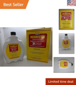 Ivermectin 1000 mL Pour-On - Safe and Fast Treatment for Cattle Parasites - Imagen 1 de 8