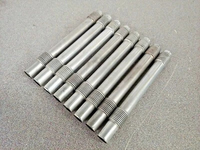 EXCELLENT SET OF 8 ORIGINAL PORSCHE 356A 356B 356C 356SC 912 STEEL PUSH ROD TUBE - Image 1 of 4