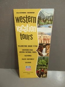 1958 Union Pacific Railroad Western Vacation Tours Broschüre - Bild 1 von 1