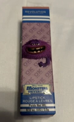 Revolution Beauty X Monsters University Art Lipstick Brand New Disney Pixar Seal - Image 1 of 4