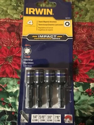 Nutset Impct Mag 4pcx1-7/8oal,No 1837530,  Irwin Industrial Tool Co - Image 1 of 2