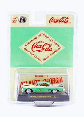 M2 Machines 1957 Dodge Custom Royal Lancer D500 Coca-Cola A29 1:64 - Image 1 of 4