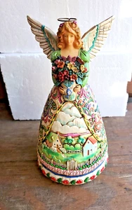 Figura de flores de ángel Jim Shore 2004 Heartwood Creek nuevo comienzo #117674 nueva en caja - Imagen 1 de 14