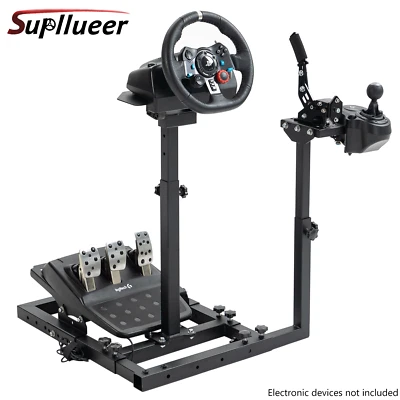 Supllueer Racing Wheel Stand Fit for Logitech G920 G923 G29 Thrustmaster T300RS - Image 1 of 4