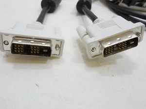 6 Feet DVI-D DVI Dual Male to Male Monitor LCD HDTV Project Shuttle D Cable Cord - Picture 1 of 5