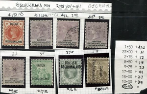 🦋BECHUANALAND 1887 #10-13,23-41(8)MH, Sc$88.50 FREE S/H for USA - Picture 1 of 1
