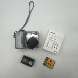 NIKON COOLPIX E4300 4.0MP SILVER DIGITAL CAMERA + BATTERY, CHARGER, MEMORY CARD - Picture 1 of 15