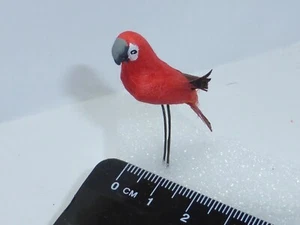 1:12 Maßstab 1 x handgefertigte Papagei Puppenhaus Miniatur Zubehör - Bild 1 von 3