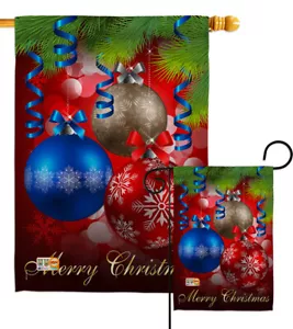 Adornos Navidad Feliz Cinta Colorida Jardín Casa Patio Bandera - Imagen 1 de 13