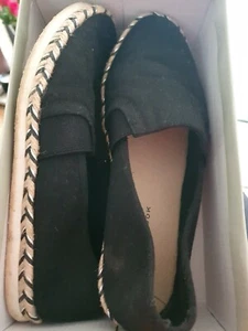 Ladies Black Espadrilles - Picture 1 of 3