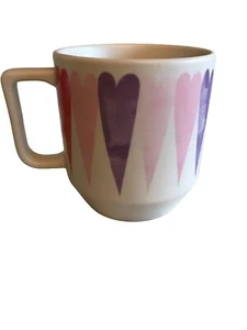 2016 Starbucks Coffee Mug Cup Hearts Love Valentine Stoneware 12 Oz - Picture 1 of 5