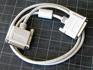 Vintage Copartner 3.5' DB25 Male to Female E119932 Computer Cable - Picture 1 of 3