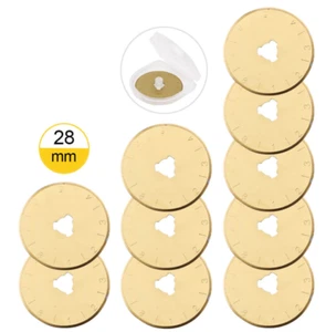 The Fabric Hut 28mm Titanium Rotary Blades, 10-Pack, RRP $140 - Picture 1 of 3