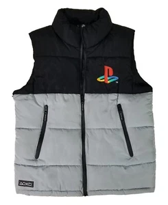 Sony Playstation Official Youth Quilted Full Zip Puffer Vest Size 13-14 Years - Picture 1 of 9