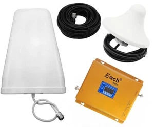Kit ripetitore amplificatore booster segnale antenna GSM DCS 4G universale - Foto 1 di 8
