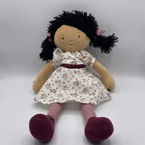 Vestido floral de felpa Hearth Song My Size Doll mediano pelo negro ojos marrones 16 pulgadas - Imagen 1 de 10