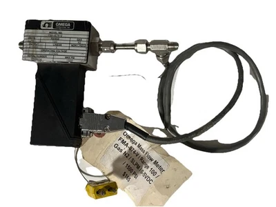 Omega Mass Flow Meter FMA-874-V / Range 100 / Gas N2 / SLPM / 0-5VDC / 1500 PSI  - Image 1 of 4