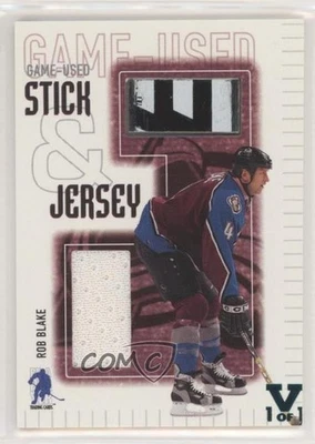 2003-04 ITG Be A Player Memorabilia Vault Emerald 1/1 Rob Blake #SJ-7 HOF 1j8 - Image 1 of 3